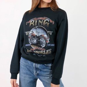 Anine Bing Ramona Biker sweatshirt